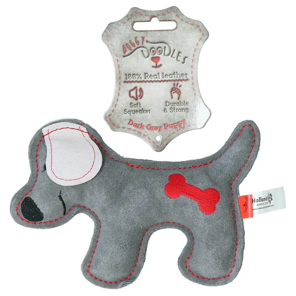 Doggy Doddles Hundespielzeug aus Echtleder