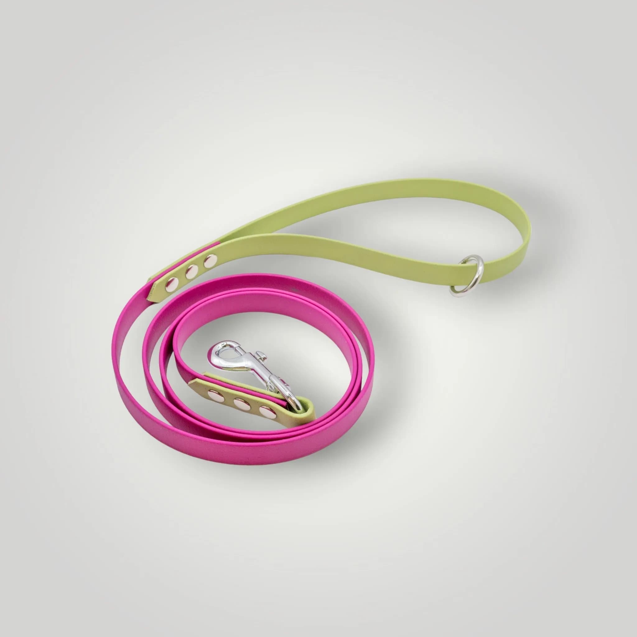 2-Farbige Biothane Leine, 1,60 m fixe Länge