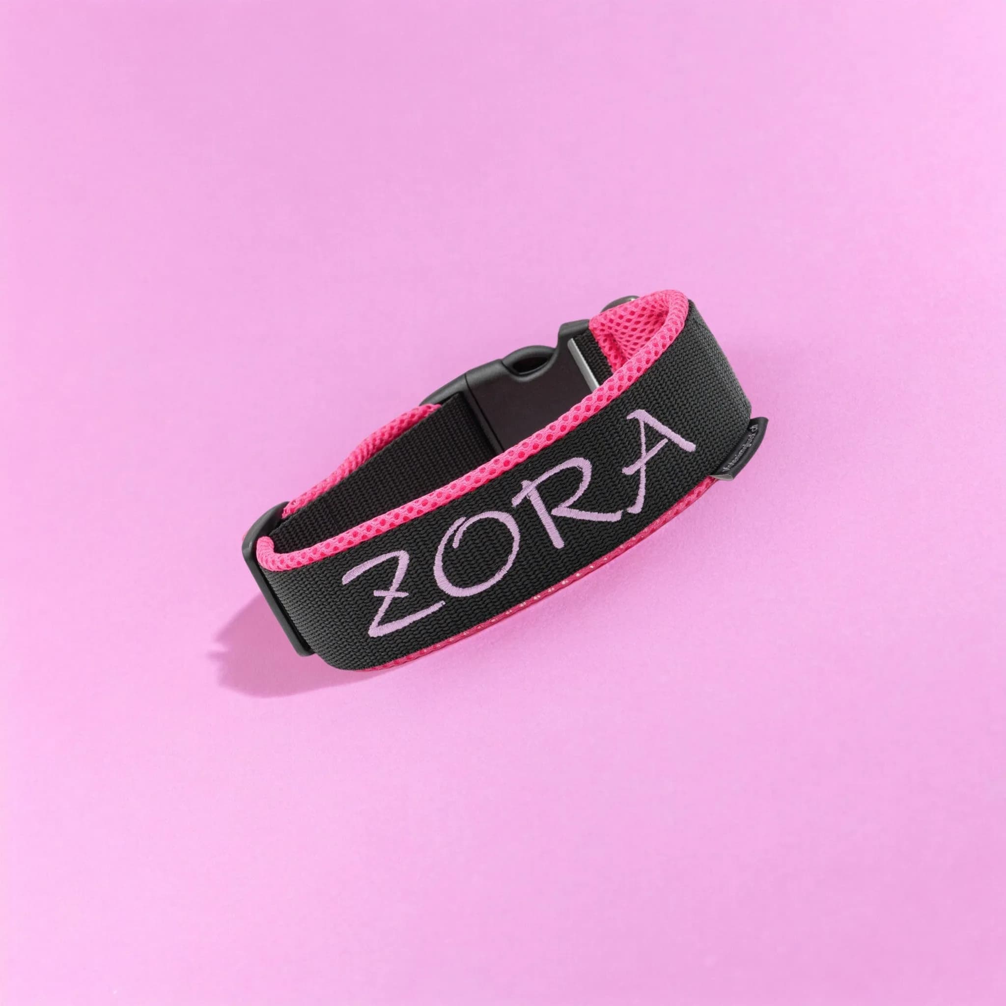 Hundehalsband bestickt - Klickverschluss