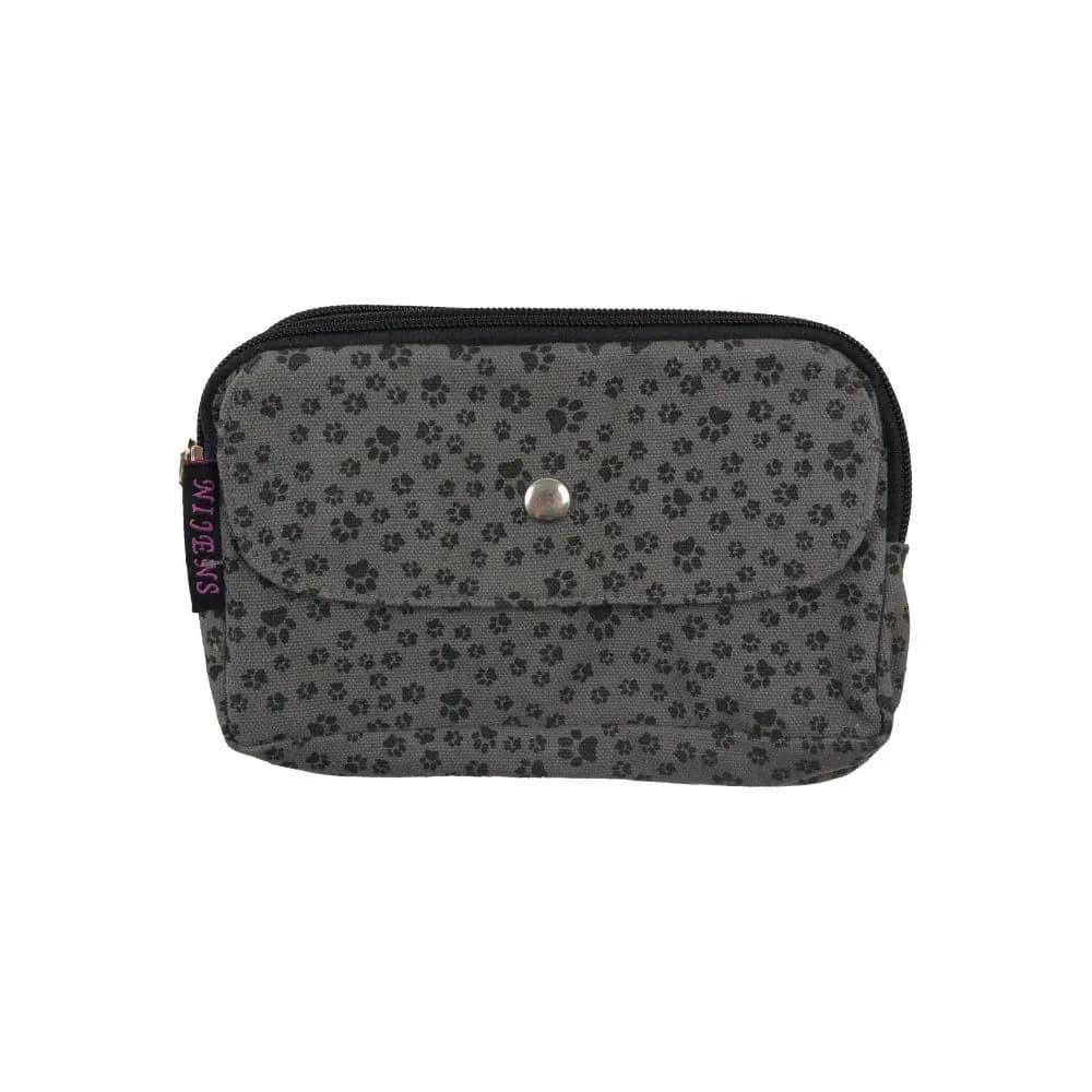 Leckerli-Tasche Arizona von Nijens "Grau mit Pfotendruck"