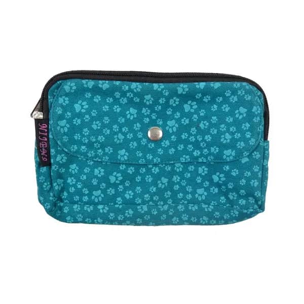 Leckerli-Tasche Arizona von Nijens "Petrol mit Pfotendruck"