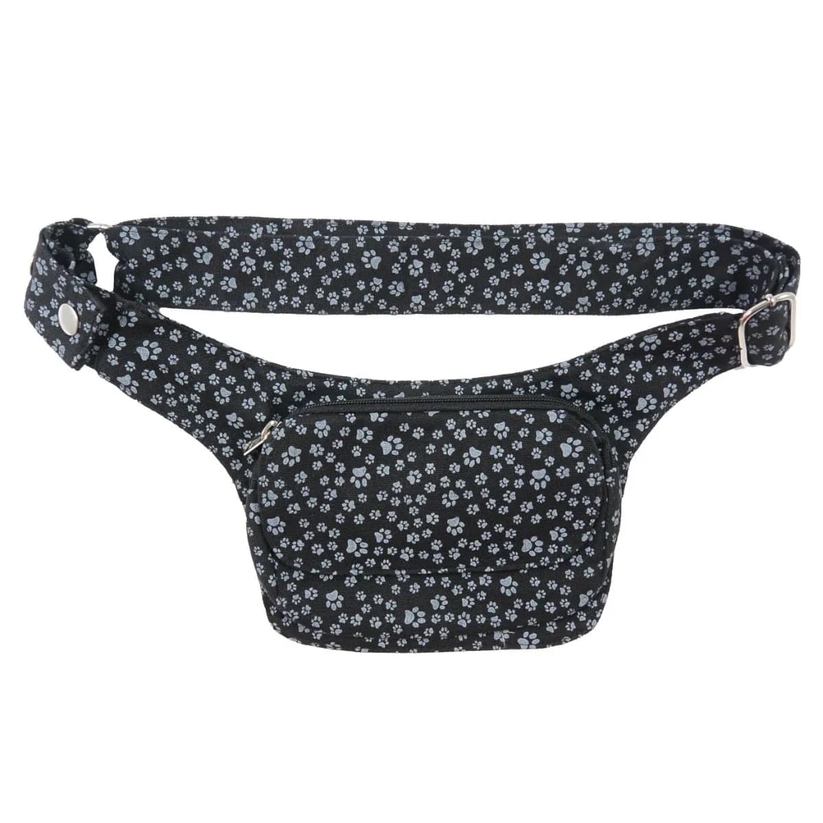 Leckerli-Tasche Mainz von Nijens "Dunkelblau Pfotendruck"